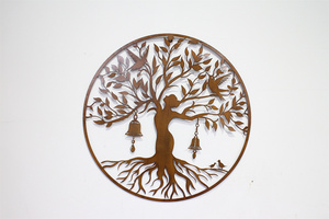 Современный роскошный кованый металлический настенный декор для гостиной, отеля, фон для домашнего интерьера - Product Image 4