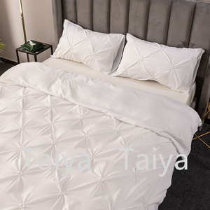 Trung Quốc Nhà Máy Giá 3 cái <span class=keywords><strong>bedding</strong></span> Set lập thể thiết kế đầy màu sắc rắn in ấn Duvet cover sets - Product Image 6