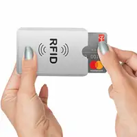 RFID engelleme kart kol banka kredi kartı cüzdanı engelleme koruyucu bankası Anti tarama kart tutucu cüzdanlar için koruyucu