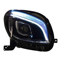 Phares LED modifiés pour Mercedes-Benz Smart, phares LED DRL, clignotants, feux de route, 12V