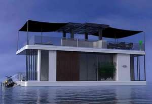 MONSTE- 40 قدمًا منزل منزلي فاخر من الألومنيوم مع محرك خارجي للرياضة والترفيه والسياحة والبحر/البحيرة ومشاهدة المعالم السياحية - Product Image 4