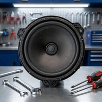 Haut-parleur de voiture de 8 pouces, 20W, 87dB, aimant en ferrite Y35, haut-parleur de porte de voiture pour système à 2 voies, 3 voies, système composé OEM