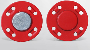 Áo Từ Nút Tay Khâu Váy Vòng Kim Loại Ẩn Nút Tám Lỗ Báo Chí Nữ Nút Cho Áo Túi Túi Xách - Product Image 3