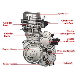 <b>125cc</b>-250cc Air-Cooled 4 Stroke <b>Engine</b> Assembly for Motorcycle Tricycle CG175 Model Available 4 Stroke Tricycle <b>Engine</b> <b>125cc</b>-250 - Product Image 2