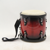 Solid Wood Mini Conga Drum Kids' Percussion Instrument Tambourine Kids' Musical Instrument for bar Performances and Playing