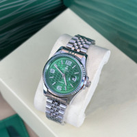 Hochwertige Automatik-Mechanikuhr mit Grünem Zifferblatt 904L Stahl Saphirglas Datumsfenster 3235 Uhrwerk Wasserdichte Herrenuhr