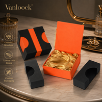 Boîte d'emballage de bijoux de luxe personnalisée avec intérieur en satin de soie, boîte cadeau haut de gamme pour collier, bague, boucles d'oreilles, vente en gros