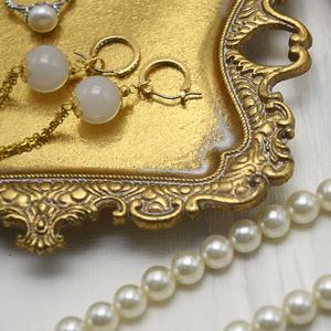 Ingrosso Vintage Piccolo Oro Antico Cintolino Piatto Gioielli Anello Portagioie Vassoio per Congelamento per Compleanno e Regali di Nozze - Product Image 5