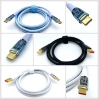 Kabel Pengisian Cepat USB Nylon Braid Logo Kustom 2.0 C ke C M/M