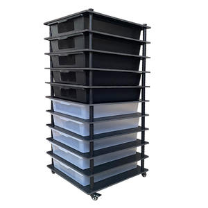 Fabriqué en Chine en gros fournitures pour animaux de compagnie PVC empilé composite rack reptile balle boa élevage rack salle d'élevage présentoir - Product Image 5