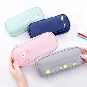 Custom Pencil Bag Custom Design Print Nylon School Bags Pencil <b>Case</b> Cartoon Anime Cute <b>Cosmetic</b> Zipper Bag for Girls - Product Image 1