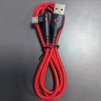 Kabel data usb pengisi daya cepat, kabel data usb, pengisi daya cepat, Tipe c 6A, bentuk tepat, bengkok nilon 90 derajat, 1m 3 kaki
