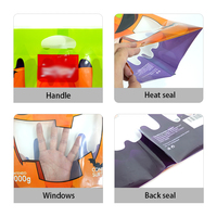 Sacs en plastique personnalisés imprimés de 1 kg sur le thème d'Halloween pour bonbons, biscuits, chocolat, collations, lait, gelée, sucettes, emballage cadeau