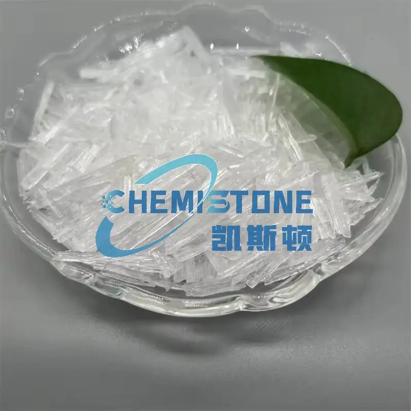 2024 Factory Bulk 99% White Crystal Menthol Crystal Australia Spot Low Price Cas 89-78-1