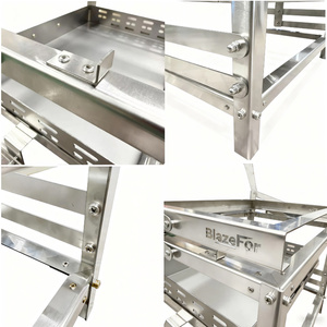 Parrillera Giratoria para Barbacoa, <span class=keywords><strong>Asador</strong></span> Giratorio de Carbón - Product Image 6