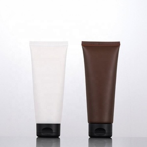 Wholesale 100ml Shiny Brown Clear <b>Plastic</b> Lotion Squeeze <b>Tube</b> With Flip Top Lid <b>Tube</b> Cosmetique - Product Image 5