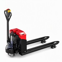 Transpalette Électrique 3 Tonnes, Chariot Élévateur Électrique à Batterie, Composant Moteur Essentiel, Longueur Fourche 1220mm, Pneu Polyuréthane pour Autres Applications