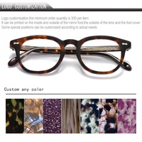 Elegantes Gafas de Lectura Ópticas de Acetato Ovaladas Personalizadas, Ligeras, Duraderas, con Montura Completa y Estuche para Gafas