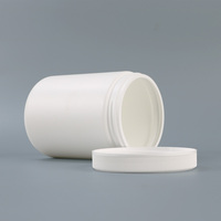 Récipient HDPE à grande ouverture 78mm 280ml 320ml 490ml 600ml 700ml 800ml 2500ml avec joint intérieur extérieur Bouteille de qualité alimentaire