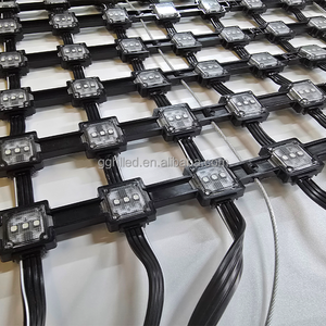 IP65 <strong>DMX</strong> <strong>512</strong> Pixel <strong>LED</strong> Screen Mesh Outdoor Advertising Stage Landscape Product Point Lights For Permanent Building Installation - Product Image 5
