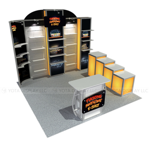 Hot Sale Aluminum <strong>Frame</strong> Advertising <strong>10x10</strong> Exhibition Booth with Slat Walls for Trade Show