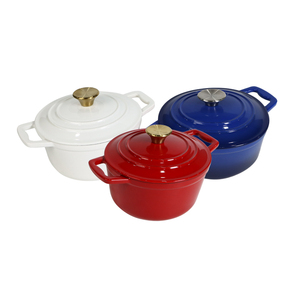 Ustensiles de cuisine, marmite classique, logo personnalisé, fonte émaillée, <span class=keywords><strong>cocotte</strong></span>, casserole - Product Image 6