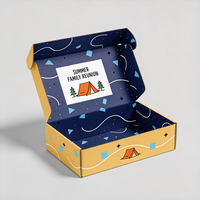 Boîte cadeau pour enfants personnalisée imprimée numériquement, emballage en carton ondulé coloré pour les produits pour enfants