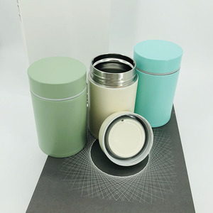 Vaso estofado de acero inoxidable 304, cubo para el almuerzo, taza de gachas, <span class=keywords><strong>termo</strong></span> aislado al vacío - Product Image 2