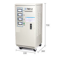 Régulateur automatique de tension et de courant Chint 380V AVR 9KVA TNS1 de haute qualité 50Hz triphasé avec cuivre de haute qualité 9KVA