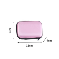 Boîte de rangement EVA personnalisable fermeture à glissière protection petit organisateur technique étui de voyage Portable pour câbles USB pièces de caméra
