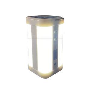 Linternas LED de 4 lados recargables solares con panel solar de 0,5 W Luz de camping al aire libre a prueba de agua - Product Image 5