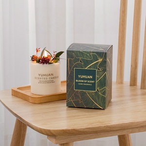 Velas Aromáticas de Cristal de Lujo con Etiqueta Privada Personalizada, Velas Perfumadas Hechas a Mano con Cera de Soja Orgánica, Velas Aromáticas de Aromaterapia - Product Image 3