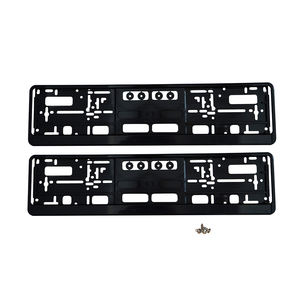 Support de plaque d'immatriculation de voiture personnalisé, imperméable, durable, taille européenne standard, grand format, vide, cadre de plaque d'immatriculation - Product Image 2