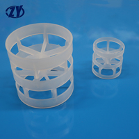 25mm 38mm 50mm 76mm 100mm Raschig Ring Tower Zufallspackung PVC PVDF Spritzguss Kunststoff Pall Ring