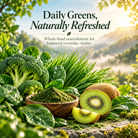 Comprimés Effervescents Super Greens avec Brocoli, Épinards, Herbe d'Orge, Chlorelle, Spiruline, Chou Frisé – Vente en Gros OEM