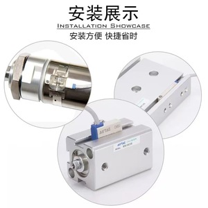 เซ็นเซอร์แม่เหล็กแบบ Hall Effect ยี่ห้อ Airtac รุ่น DMS ชนิด NPN แบบมีสาย ใช้ไฟ 10-30V DC ติดตั้งแบบ Through Hole - Product Image 4