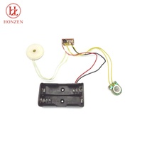 Bouton à bascule en caoutchouc personnalisable avec son enregistrable MP3/WAV, module de buzzer piézoélectrique 3V, durée personnalisable pour les jouets électroniques