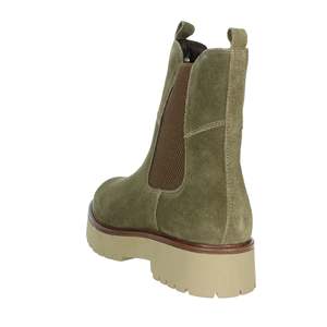 Botas de Tobillo Bajas para Mujer Cinzia Soft, Color Verde, Suela Gruesa, Botas de Moda - Product Image 1