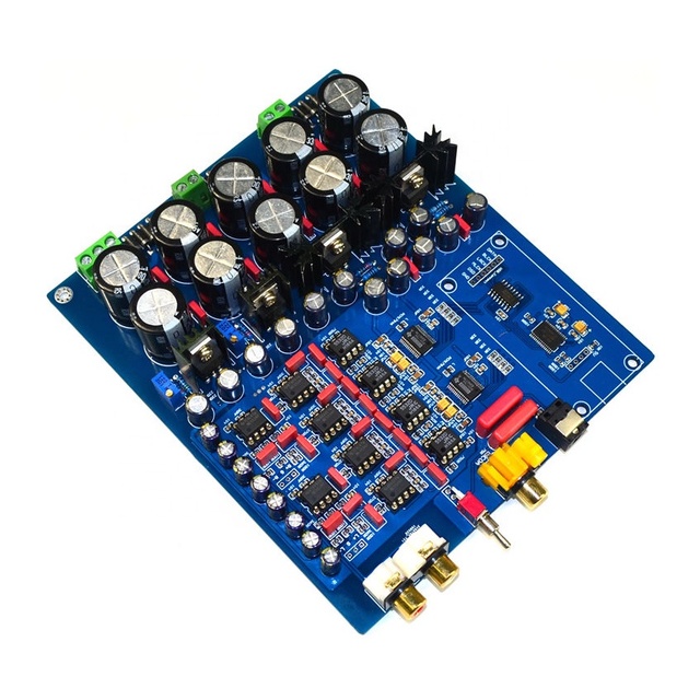 Taidacent Dual Chip PCM1794 AK4113 DAC Decoder Board Optical to Coaxial Audio Decoder Support Fiber Coaxial Switch USB Input