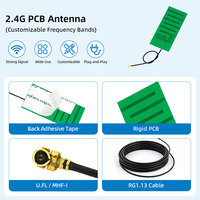 Antenne PCB longue portée 2.4G 433MHz 868MHz 915MHz 3dBi verticale omnidirectionnelle I P E X U.FL pour passerelles LoRa extérieures