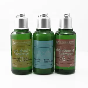 Luxury Travel Cosmetics 45ml Shampoo Hotel Amenities Set Shower Gel