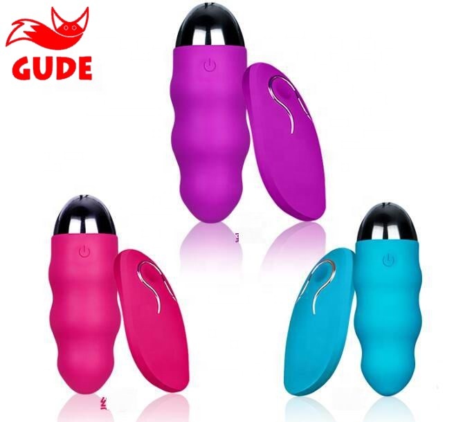 Remote Control Low Noise Water Proof Battery Operate Eggs Vibrator for Men