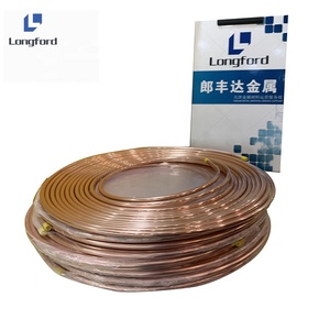 Bobine de tuyau de <span class=keywords><strong>cuivre</strong></span> de paire de climatiseur, <span class=keywords><strong>Tube</strong></span> de <span class=keywords><strong>cuivre</strong></span> AC PE isolé, rouleau de <span class=keywords><strong>Tube</strong></span> de connexion en <span class=keywords><strong>cuivre</strong></span> de 3/8 pouces, tuyaux en laiton de précision - Product Image 2