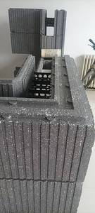 Bloque ICF Similar a Lego para Construcción, 35 cm, Gris Grafeno, Módulo <span class=keywords><strong>de</strong></span> Hormigón Aislado con Mejores Propiedades <span class=keywords><strong>de</strong></span> Aislamiento Térmico - Product Image 4