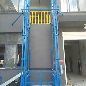 מעליות משא הידראוליות קטנות של Xinyuan <span class=keywords><strong>Crane</strong></span>, מעליות נוסעים תלויות על קיר, קיבולת של 1 טון לשימוש פנימי/חיצוני - Product Image 6