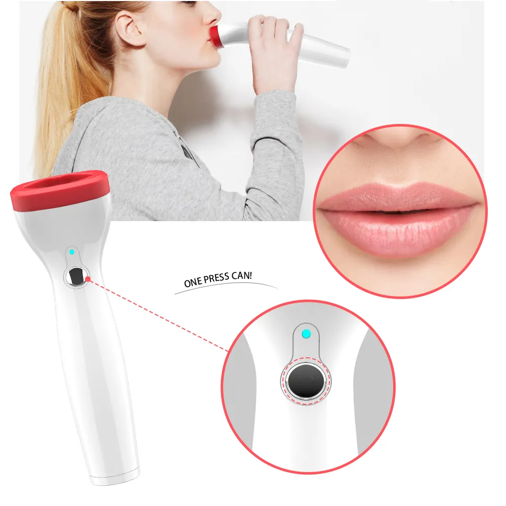 Otomatik dudak dolgunlaştırıcı elektrikli sıhhi tesisat cihazı titreşimli dudaklar dolgunlaştırıcı aracı dudak dolgun cihaz artırıcı