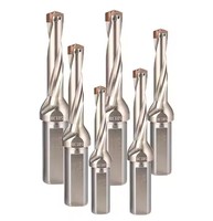 Soporte de herramienta de pulverización de agua de longitud extendida con refrigeración interna 3D/5D/8D para taladro de corona, perforación CNC de alta resistencia para agujeros profundos
