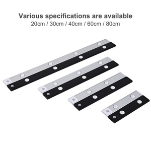 Lampe de placard sans fil rechargeable à détecteur de mouvement, éclairage sous armoire avec lampe de placard lumineuse en aluminium - Product Image 2