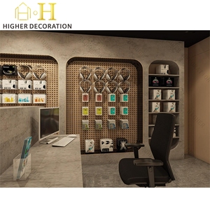 Tường Gỗ điện thoại di động Phụ Kiện hiển thị Showcase thiết kế dẫn ánh sáng điện thoại di động hiển thị Showcase - Product Image 3