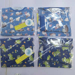 יצרנית oeko תמיכה דפוסי לוגו מותאם אישית שתי חתיכות והלבשת שינה ילדים פיג 'מות תינוק פיג' מה - Product Image 5